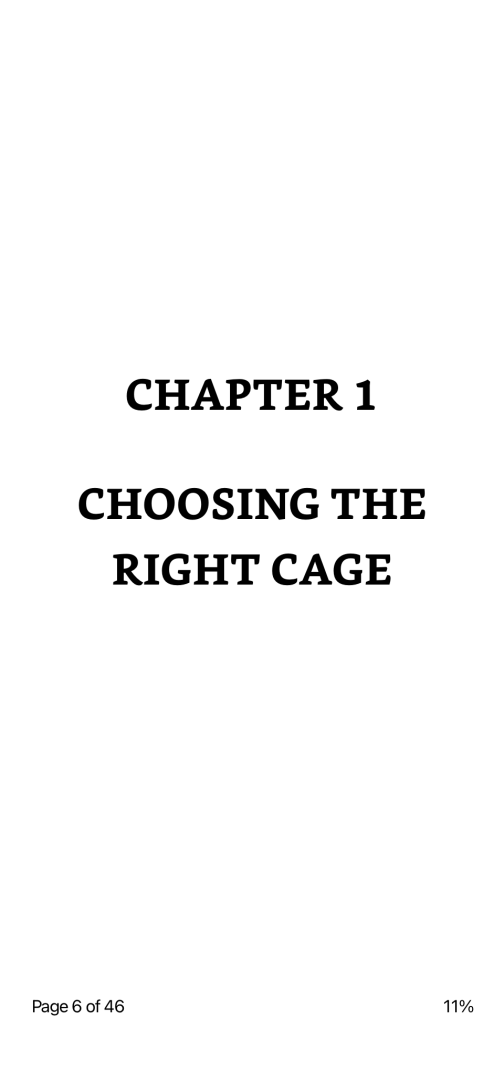 Bird Care 101 By Ailathyna Example Page Chapter 1